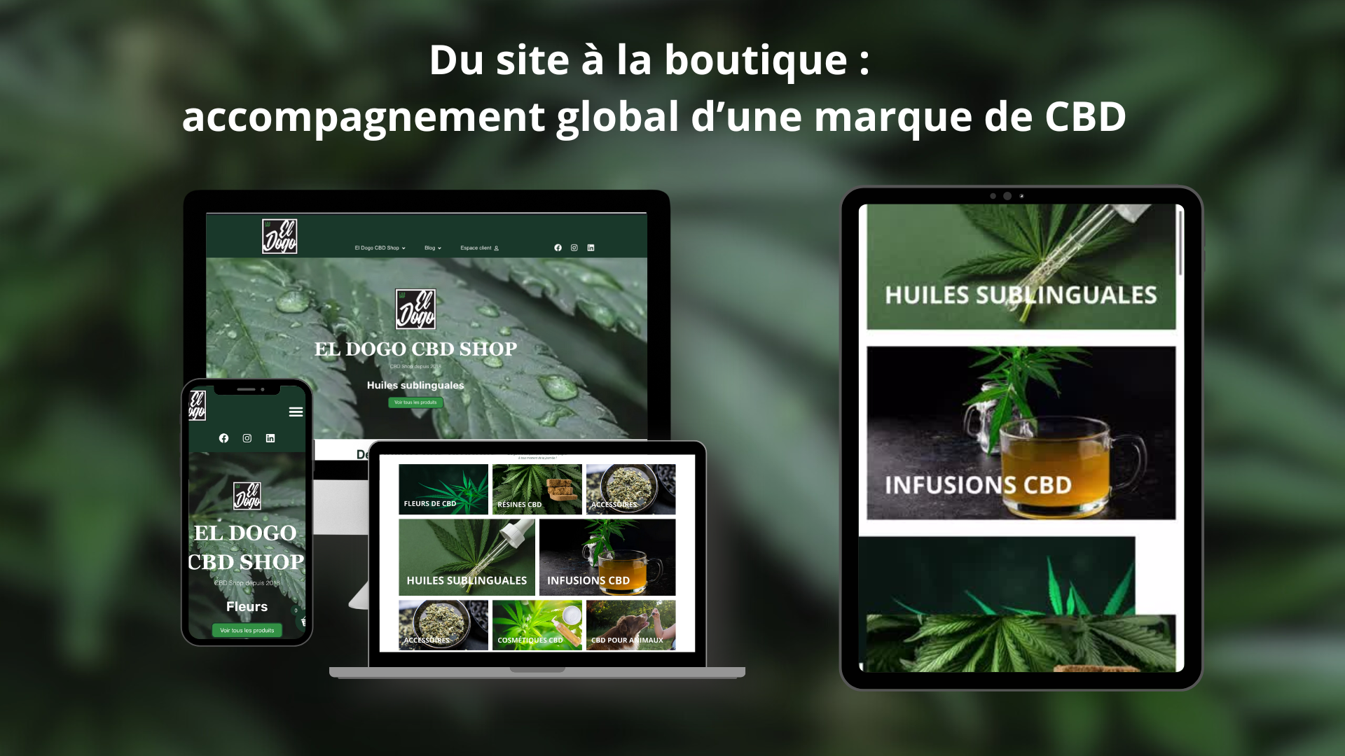 Présentation du projet El Dogo CBD Shop